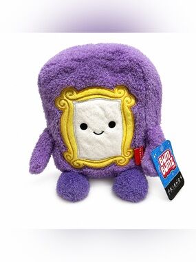 Bum Bumz x FRIENDS Purple Picture Frame Plush NWT  Super Soft Collectible
